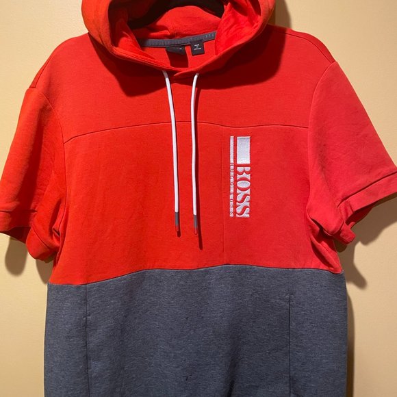 Hugo Boss Other - Hugo Boss Men's Short Sleeve Hoodie Size Medium